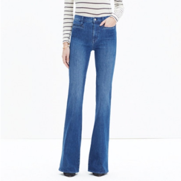 Madewell Denim - Madewell flea market flare jeans in kara wash